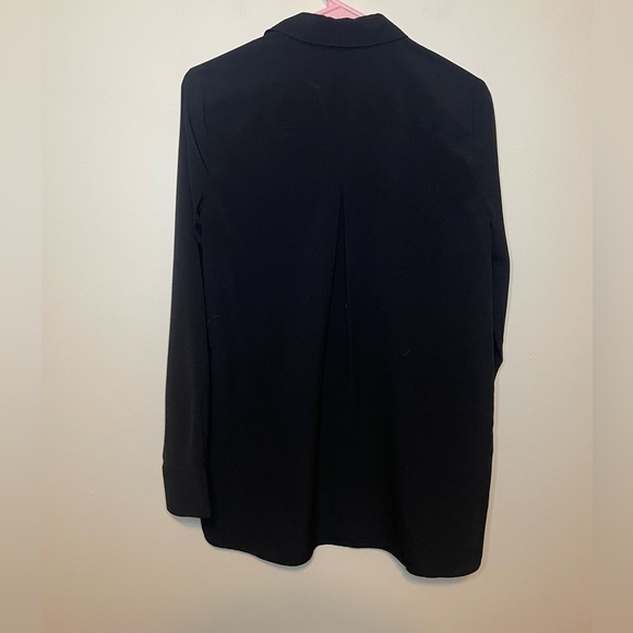 Ellen Tracy Black Button Up Down with Concealed Buttons Size Small - Picture 2 of 5